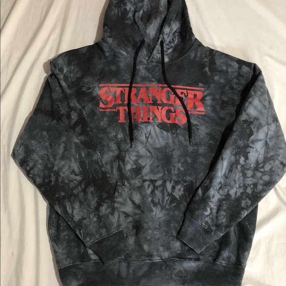 stranger things tie dye hoodie